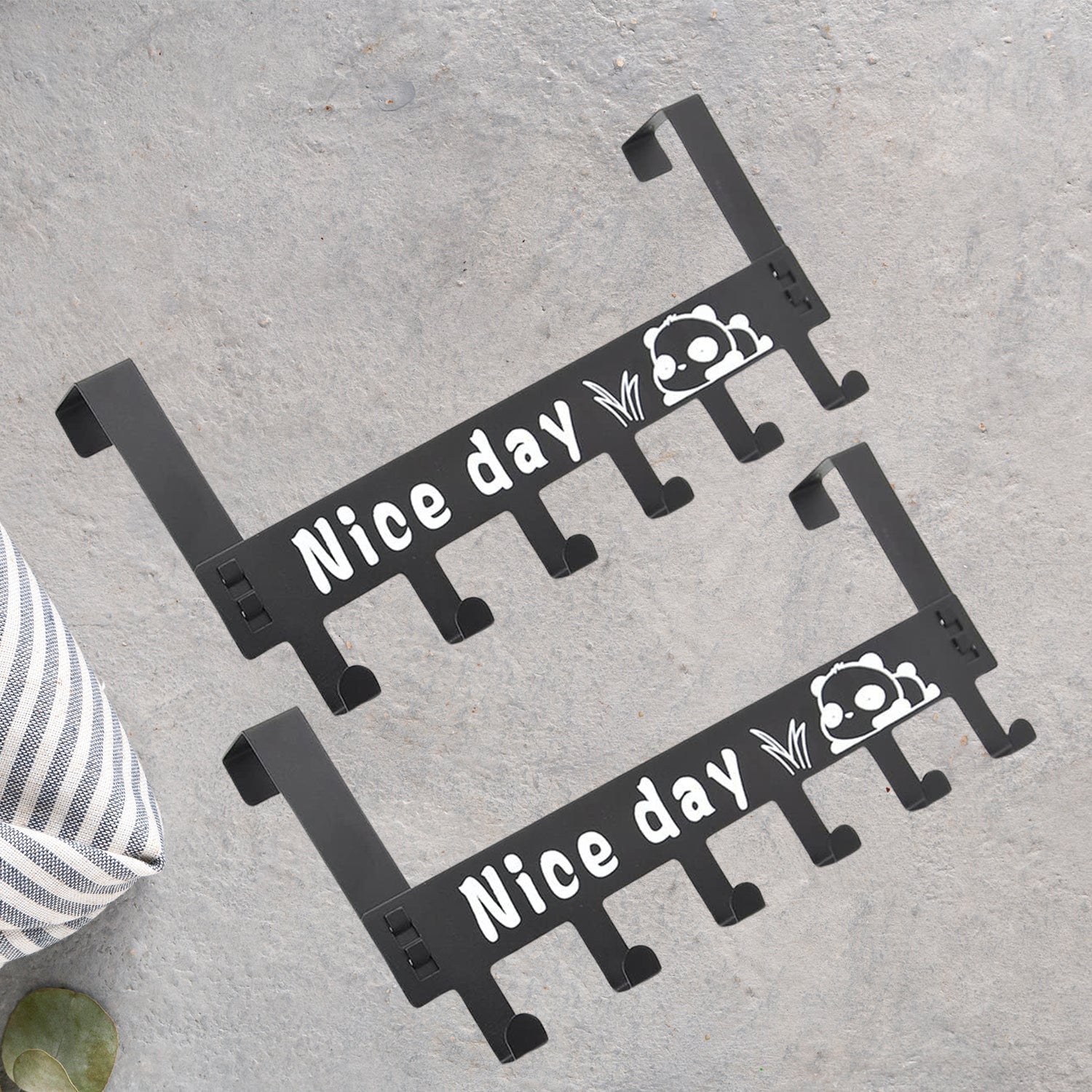 Heavy-duty Carbon Steel Door Hook Hanger Rack