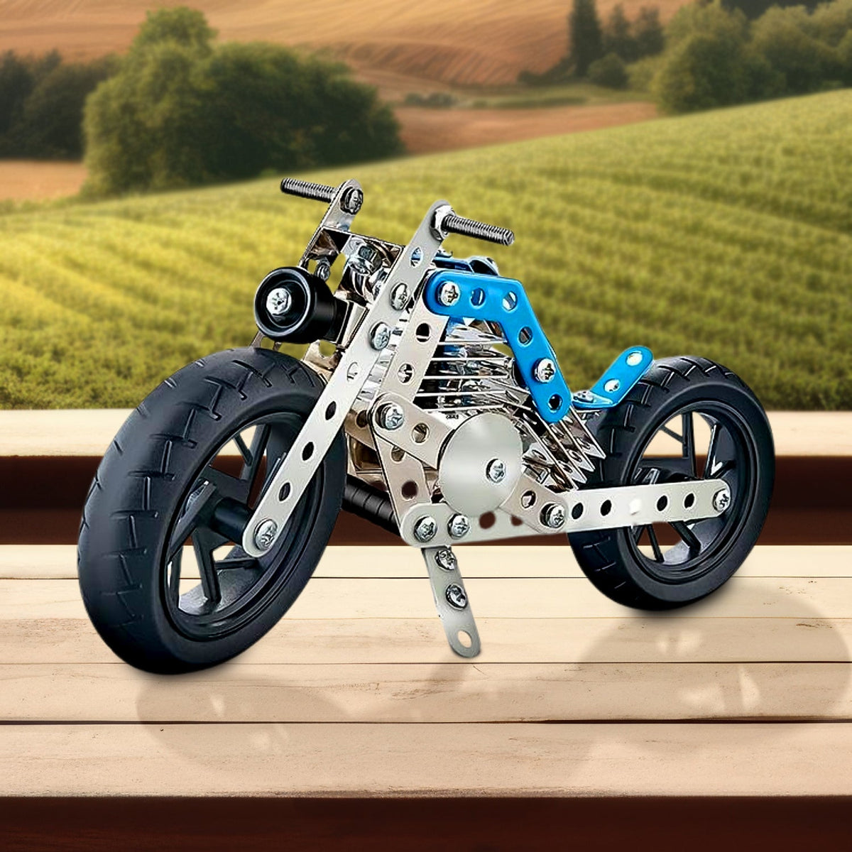Metal Cruiser Motorcycle Construction Kit