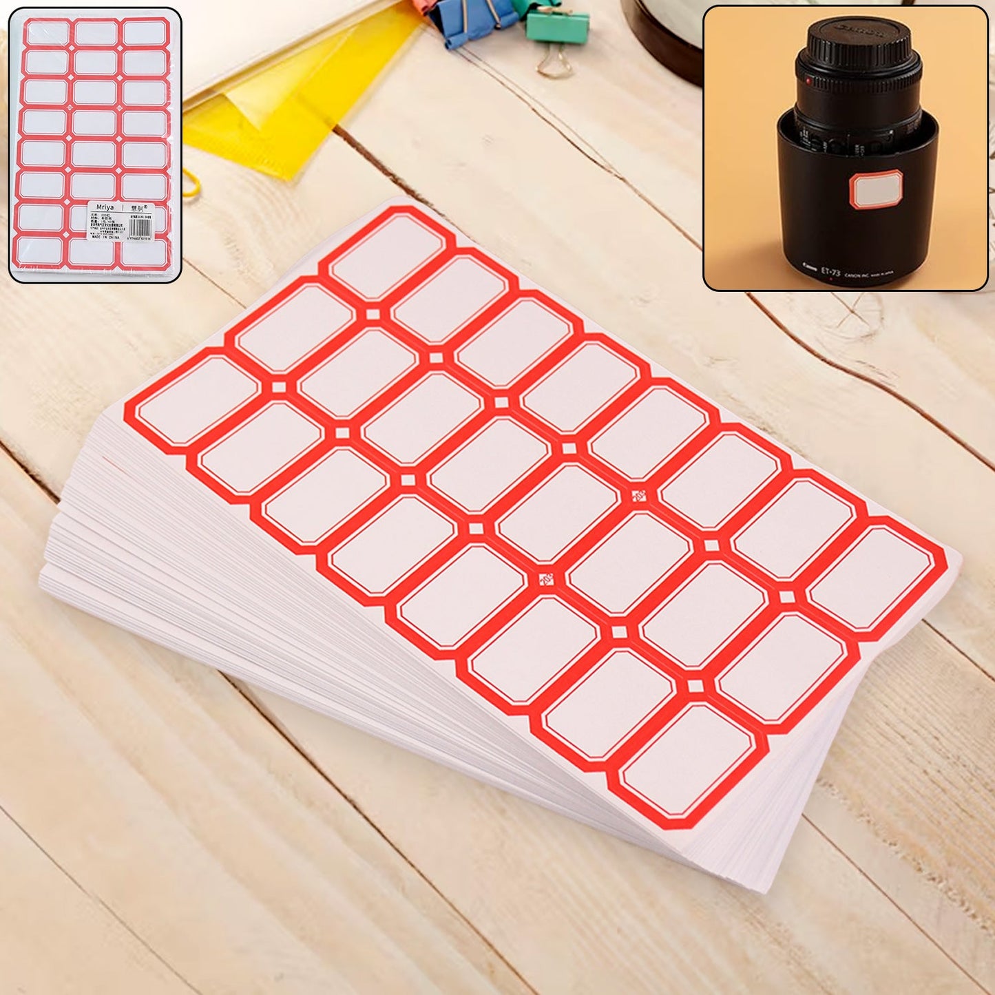 Blank Label Sticker Sheets (50 Sheet)