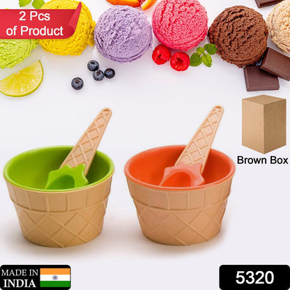 Waffle Cone Bowl Set