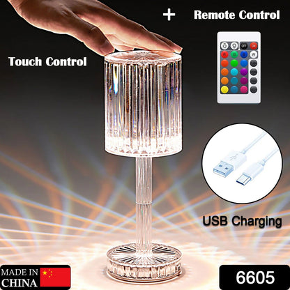 Crystal Touch Table Lamp