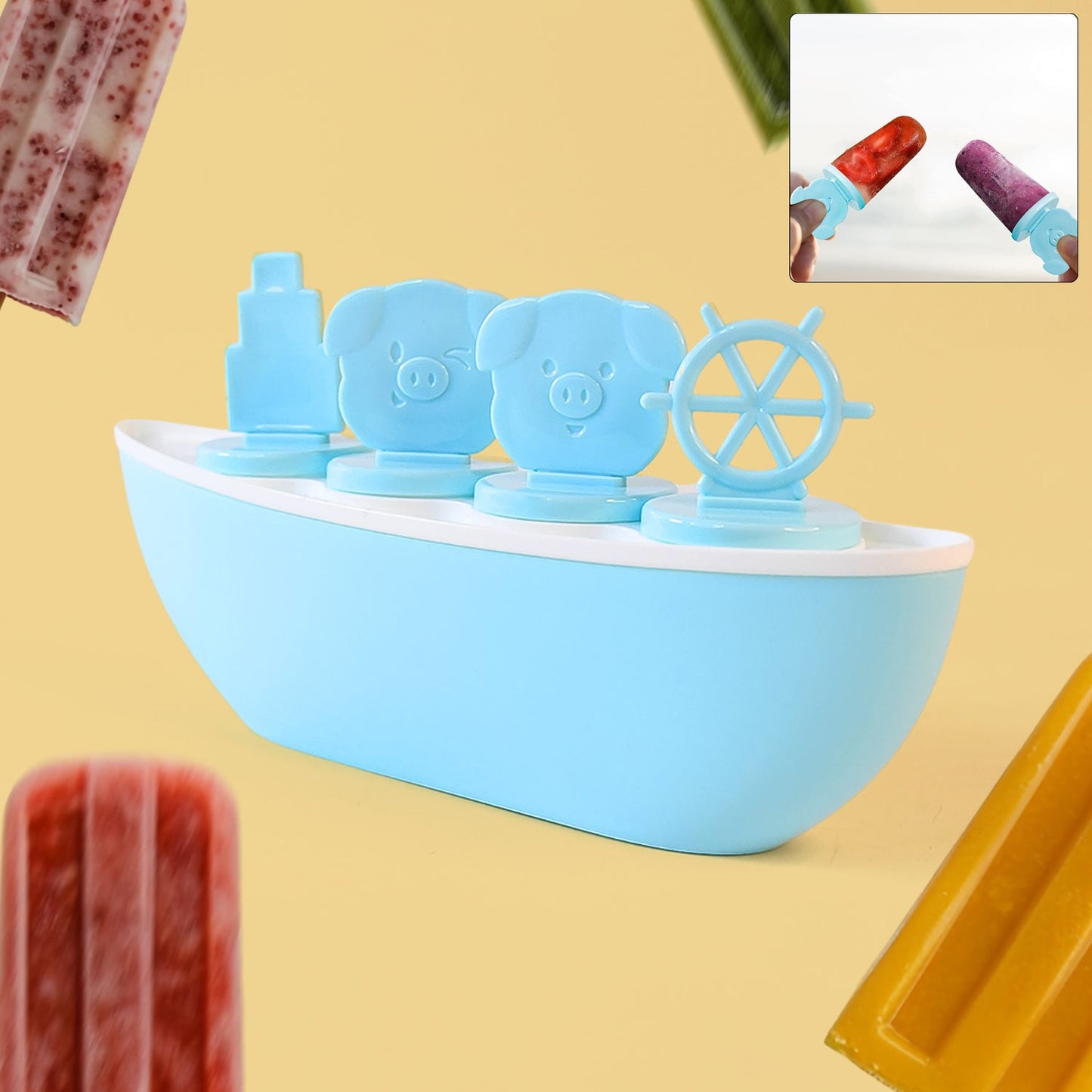 Boat-shaped Ice Cream Mould