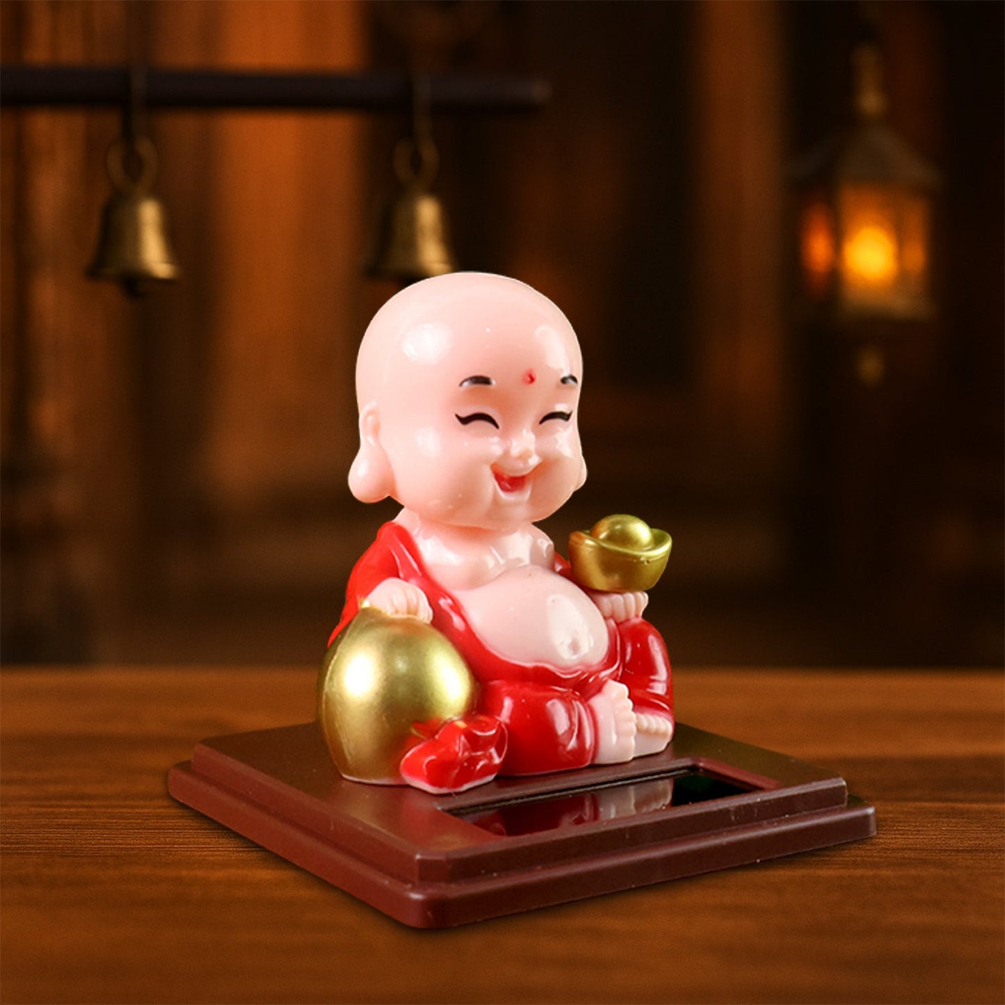 Solar Power Buddha Statue