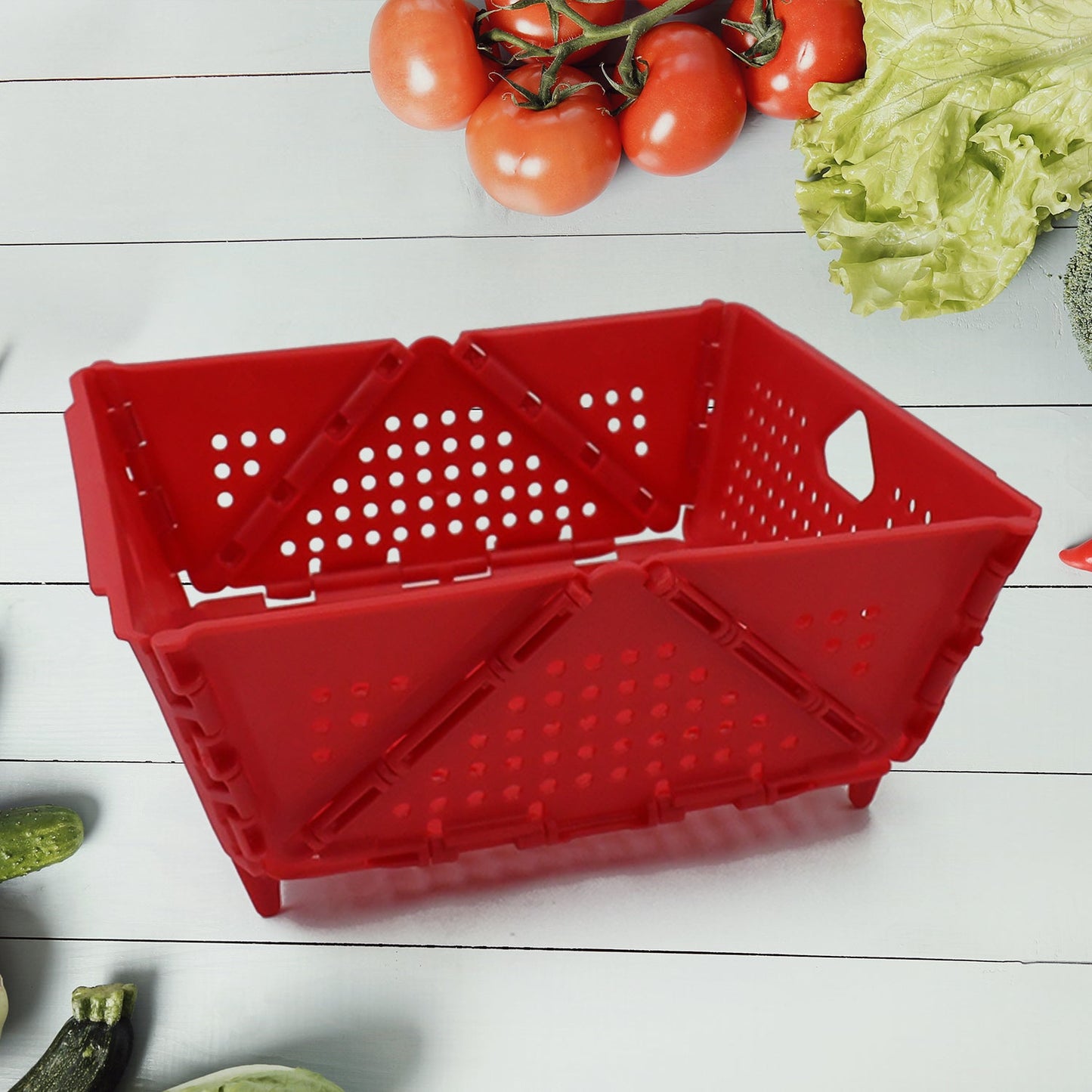 Compact Kitchen Storage Rack