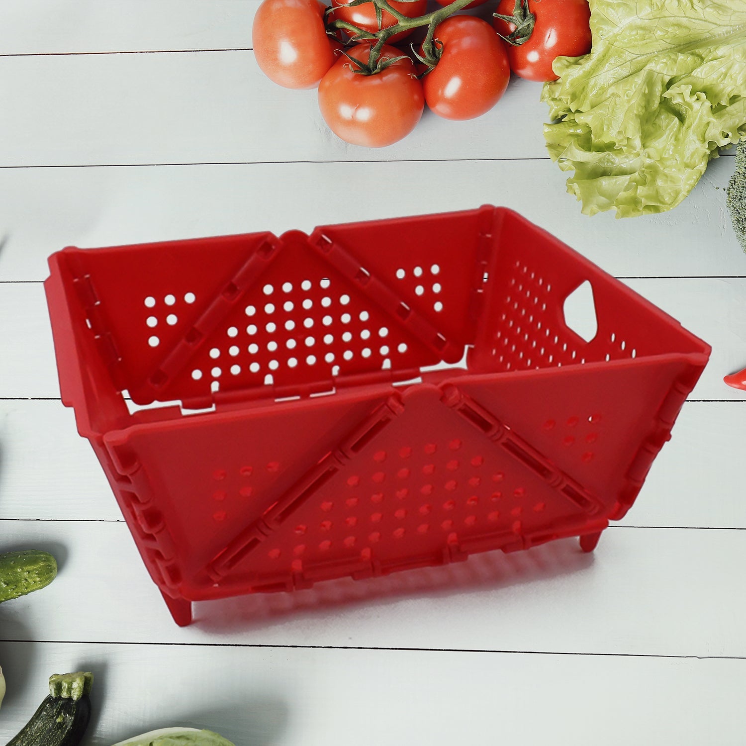 Compact Kitchen Storage Rack