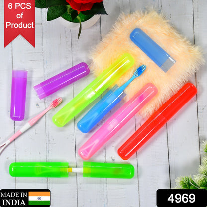 Plastic Toothbrush Cover Set