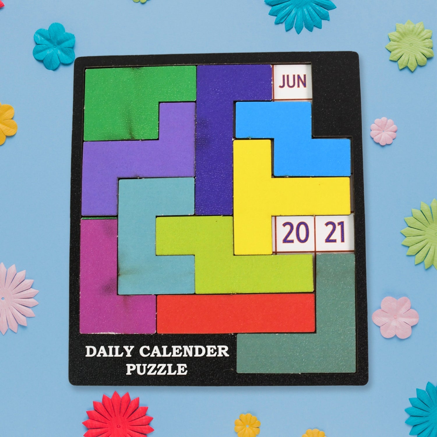 Wooden Daily Calendar Puzzle