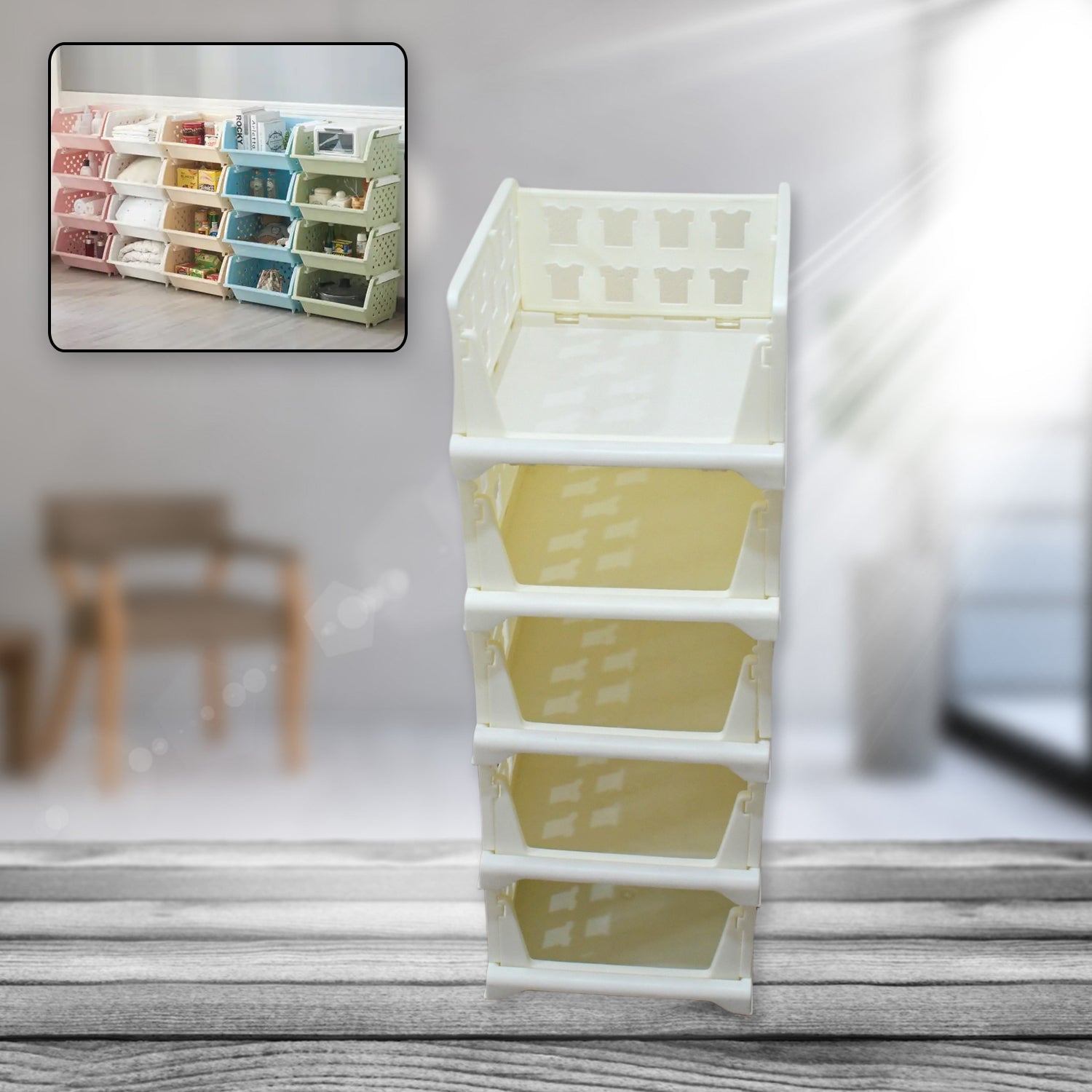 Stackable Ventilated Storage Cart