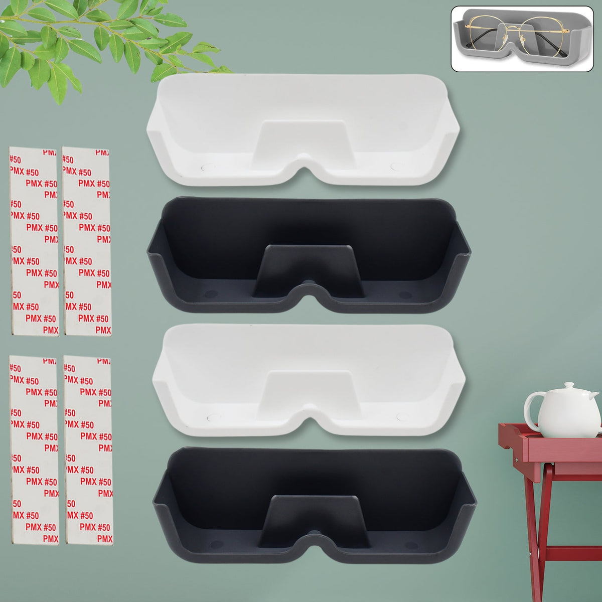 Wall Mount Glasses Holder