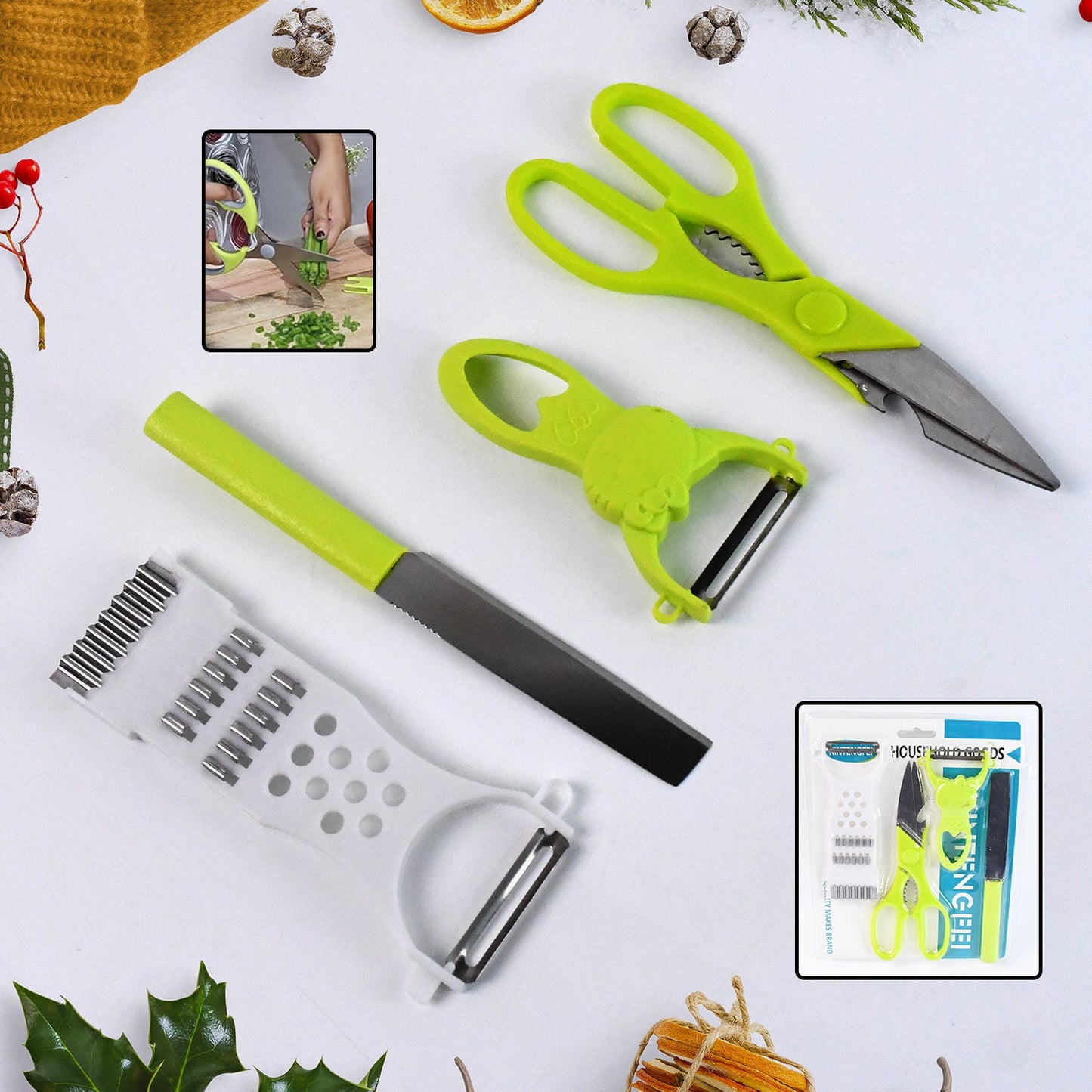 4-piece Kitchen Cutting Set