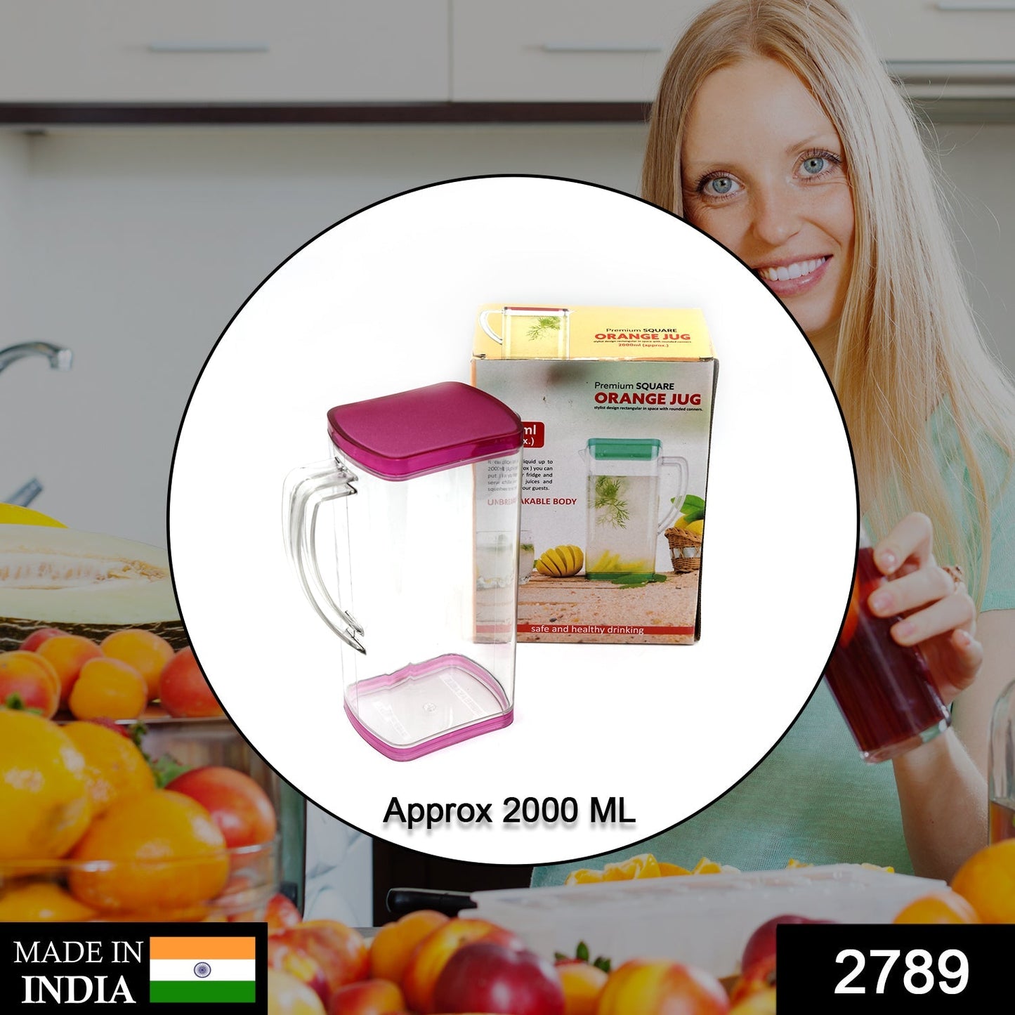 Space-Saving Square Water Jug