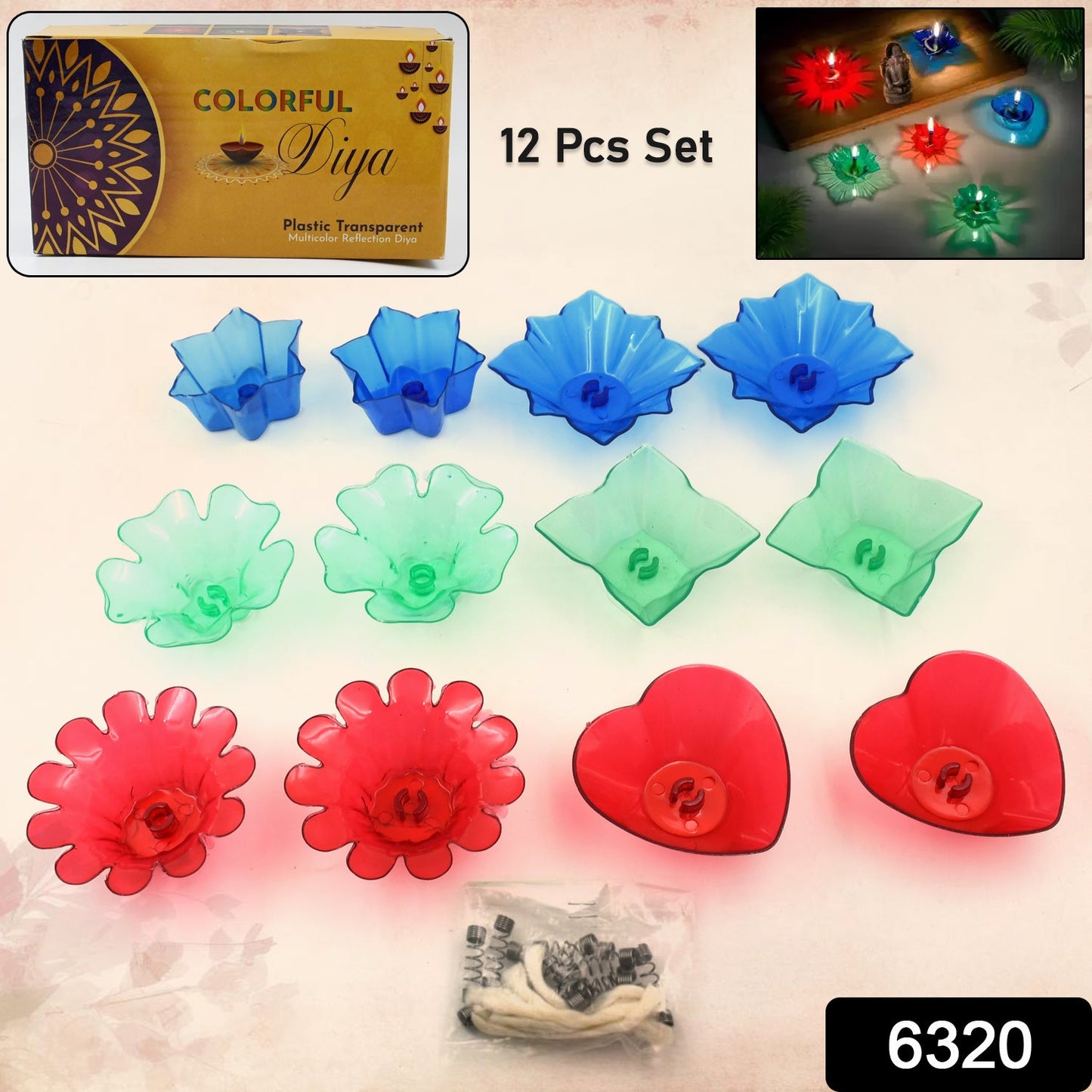 Magical Reflection Diya Set