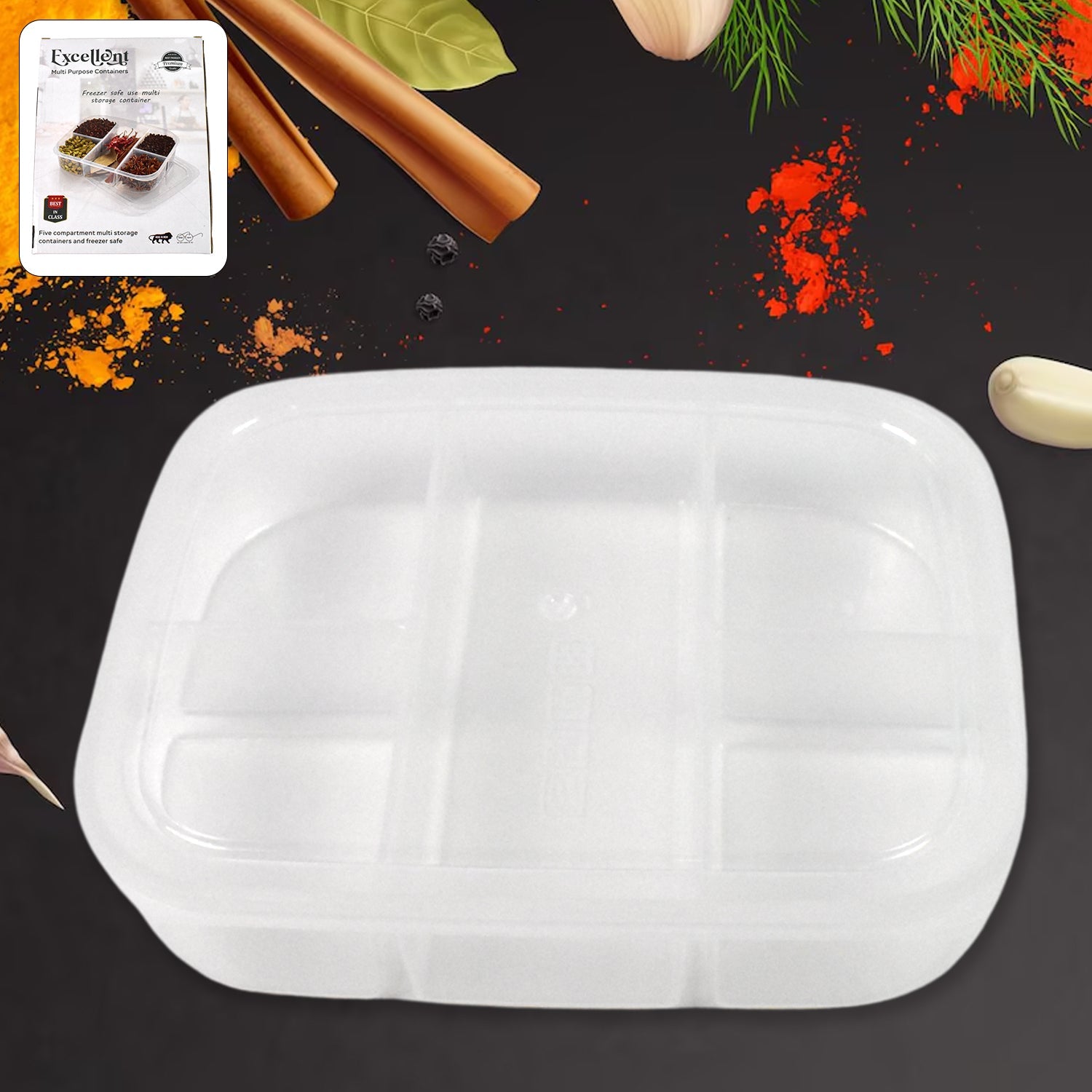 Multi-Compartment Lunch Box