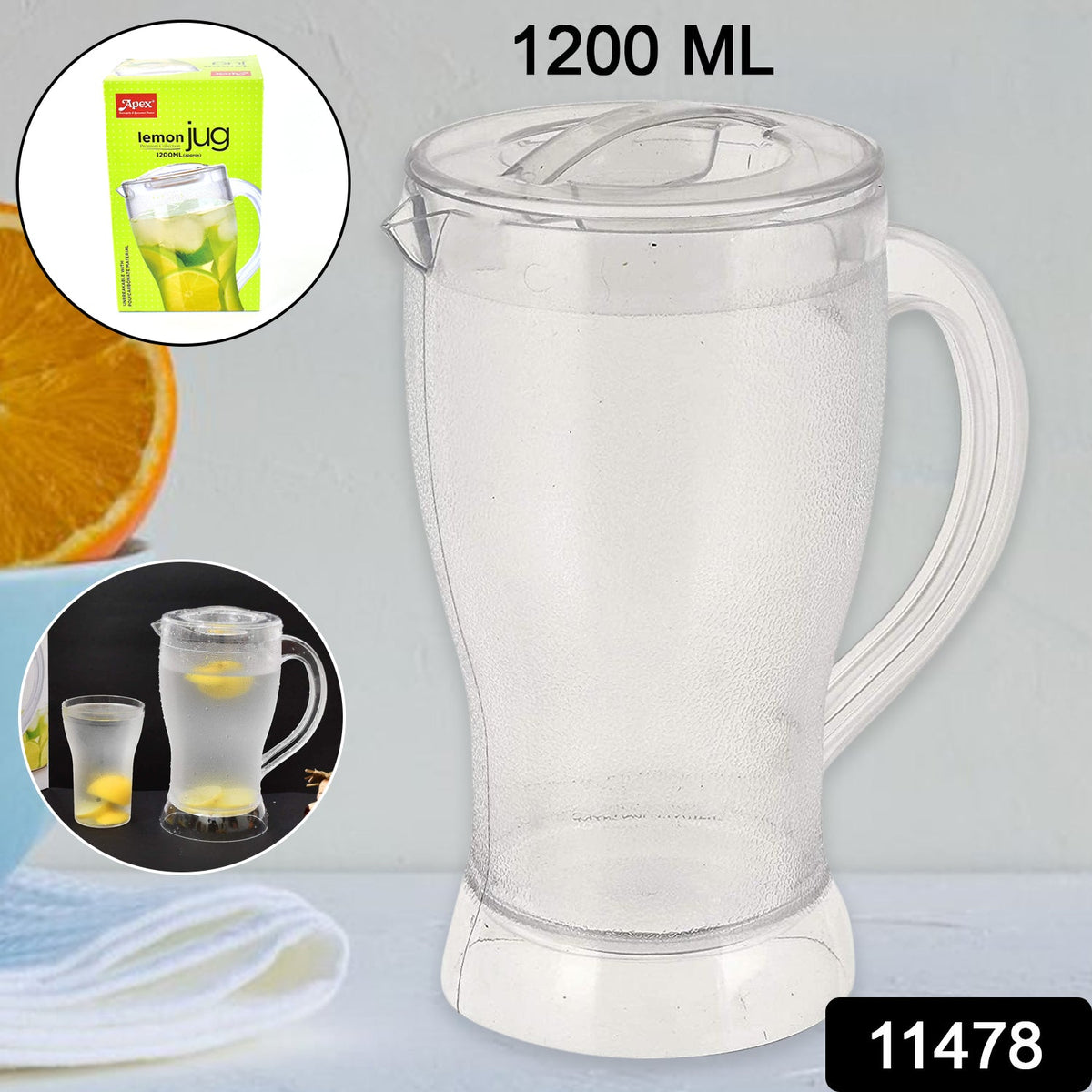 Unbreakable Lemon Water Jug