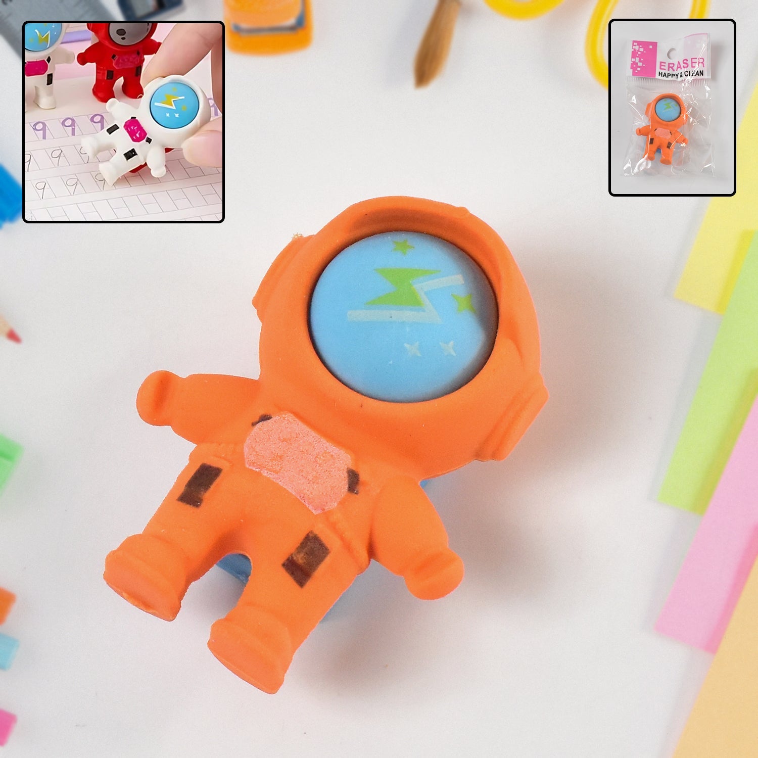 Astronaut Erasers Pack