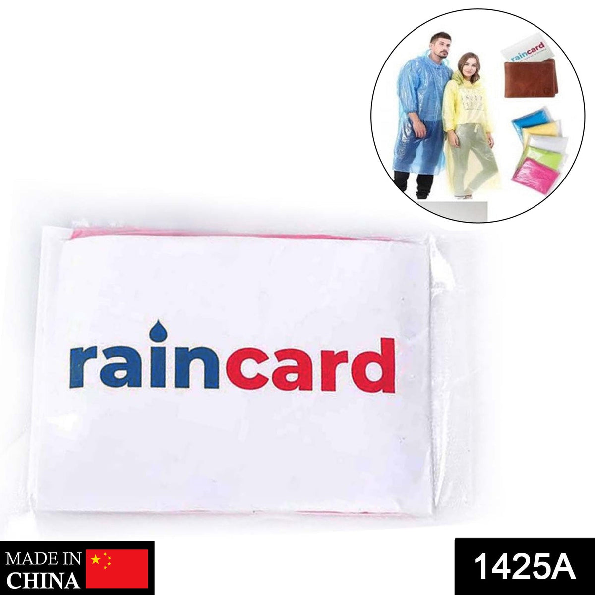 Wallet-Sized Emergency Raincoat