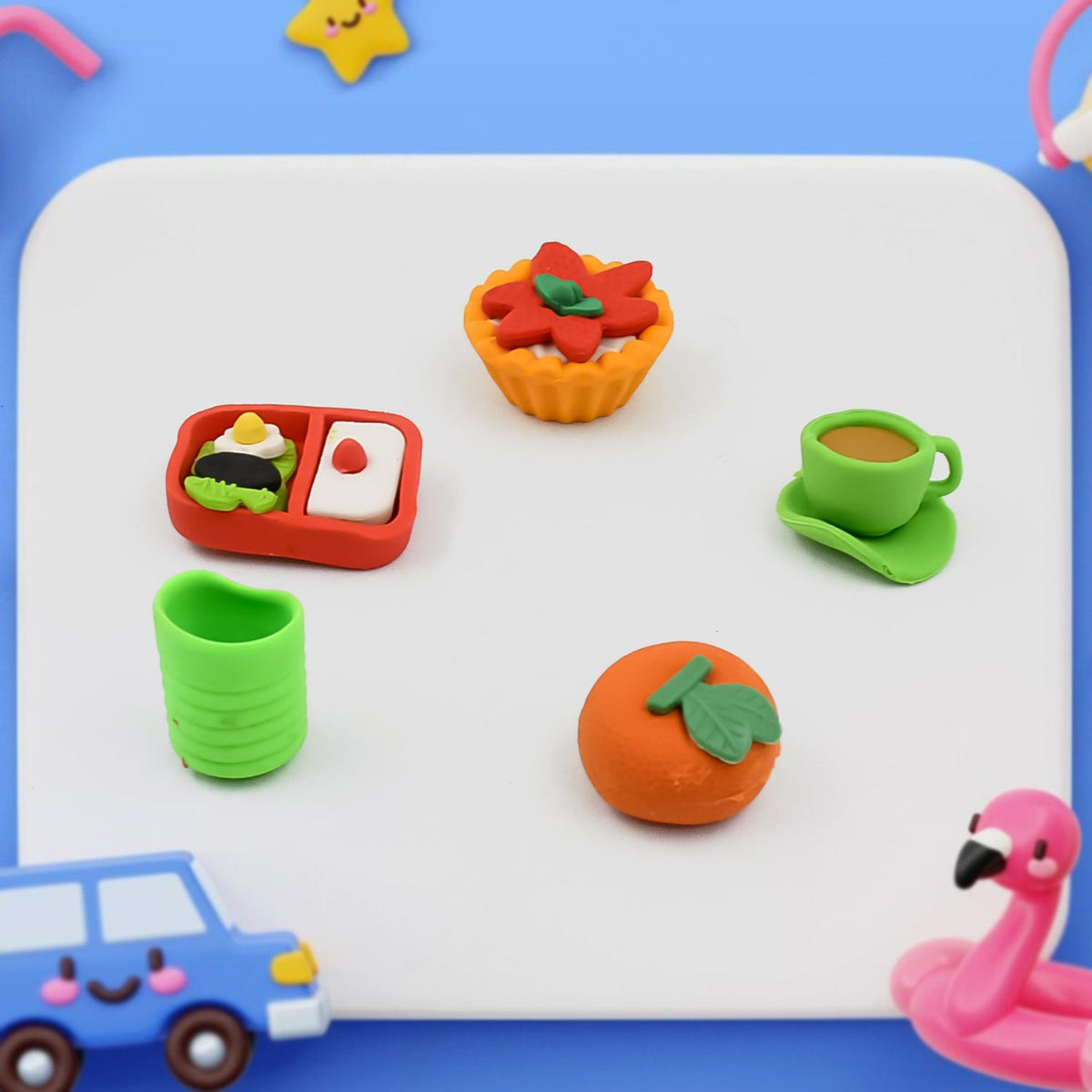 Colorful Fancy Eraser Set