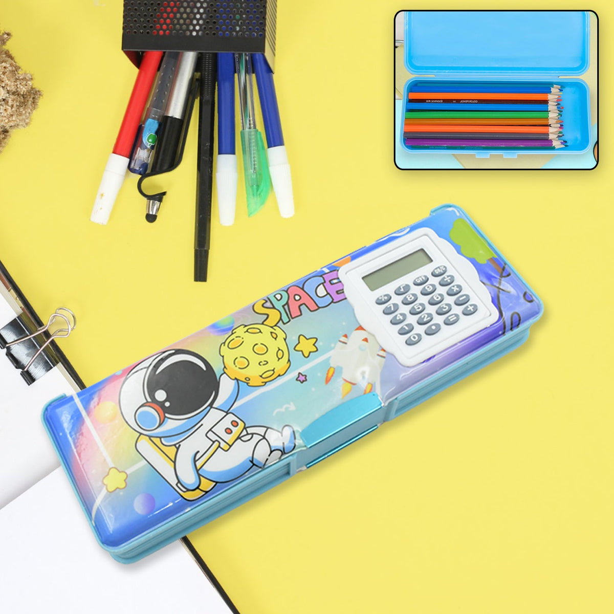 Double Sided Magnetic Pencil Box