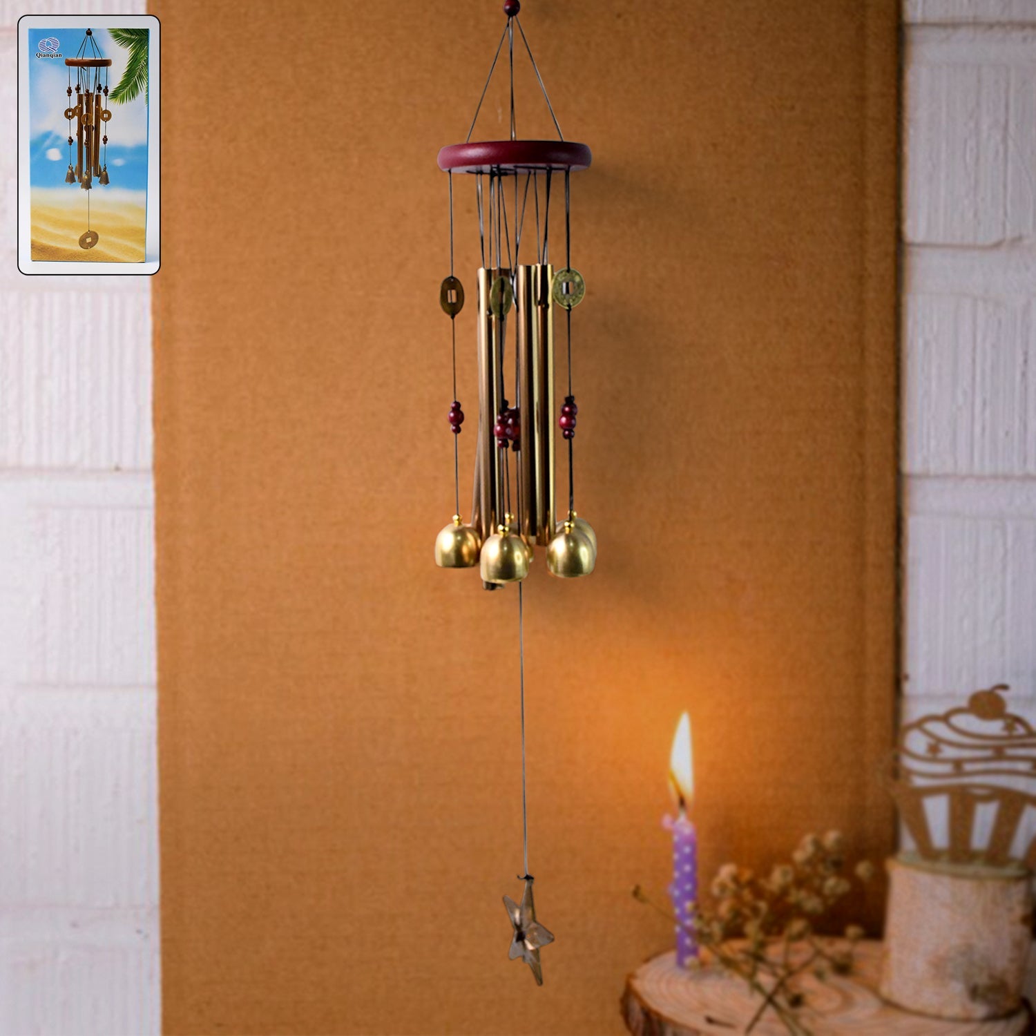 Wind Chimes Outdoor Hanging Dragonfly