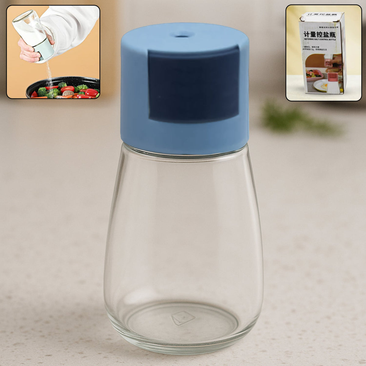 Glass Salt Shaker Set