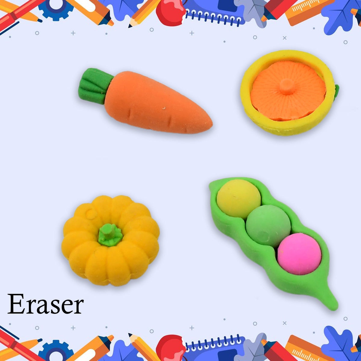 Fun 3D Kids' Eraser Set