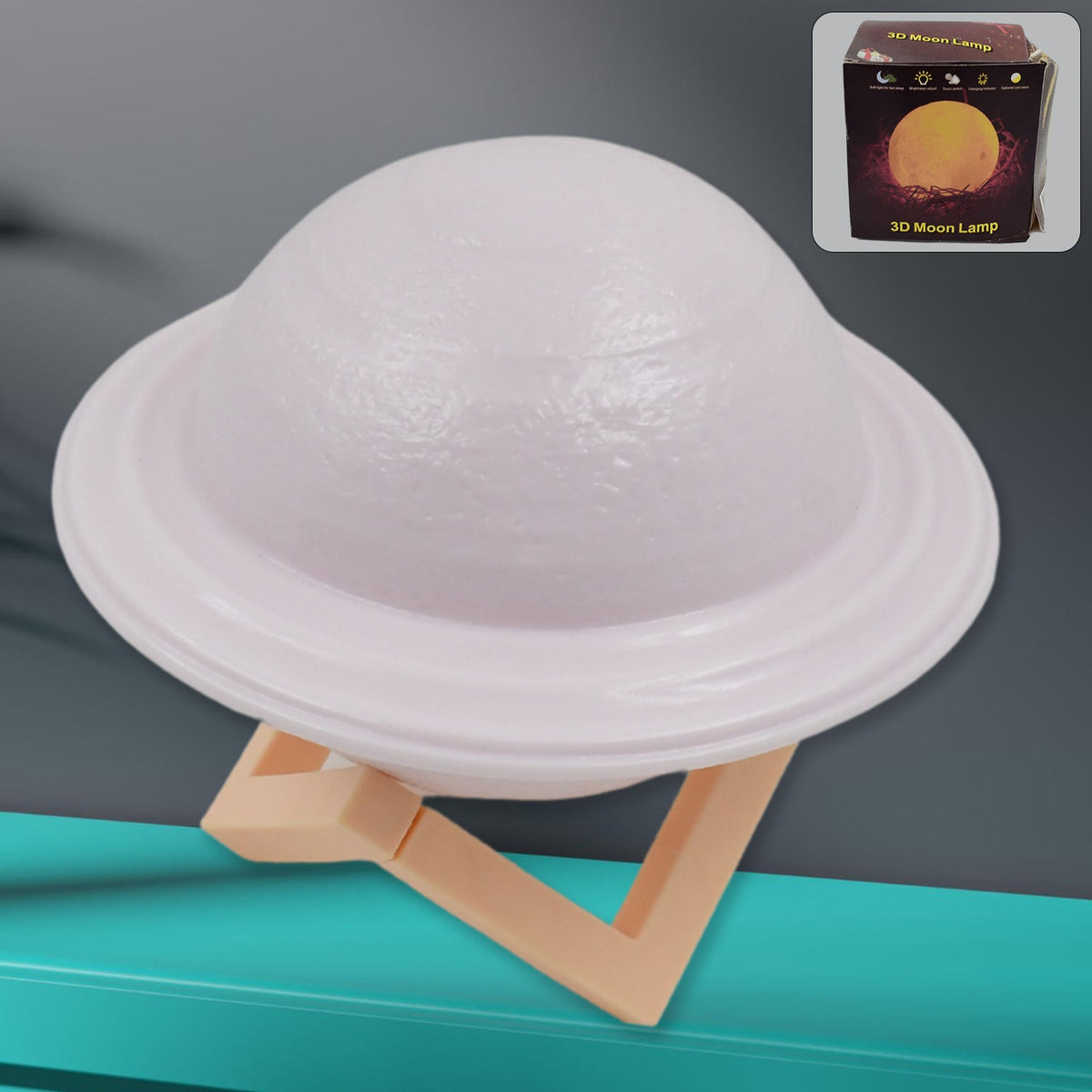 3d Saturn Lamp Home Decoration