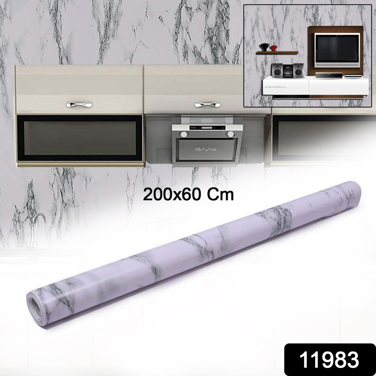 Marble Kitchen Wallpaper