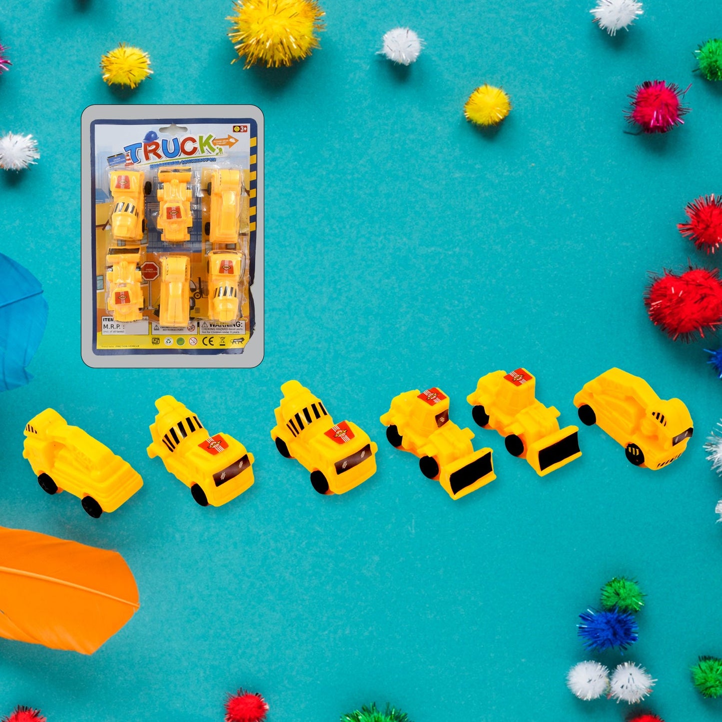 Construction Toy Car Set