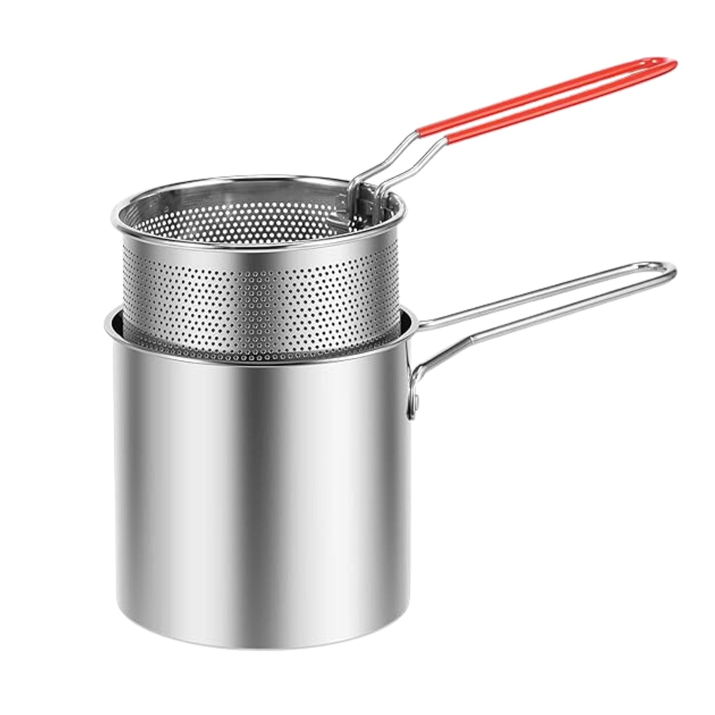 Stainless Steel Frying Pot (2 Pc)