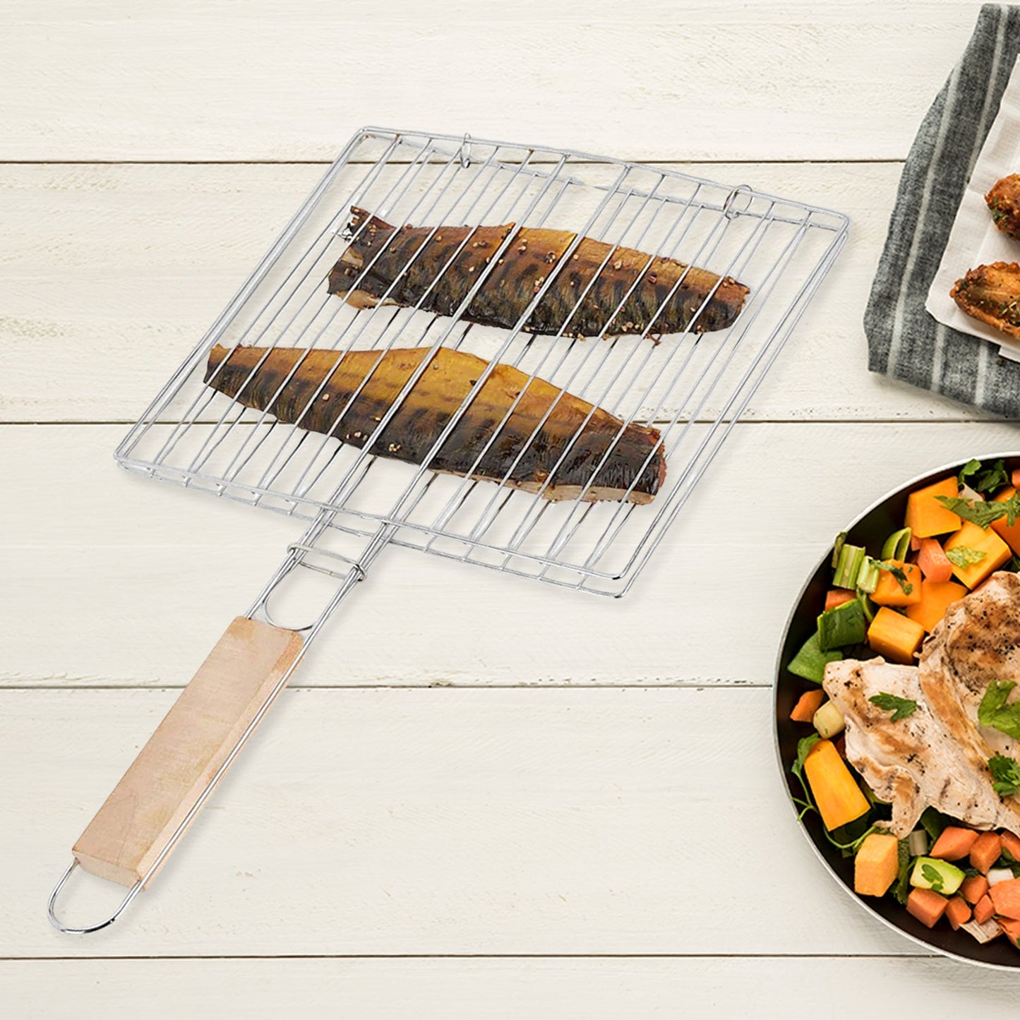 Square Papad Roaster Grill