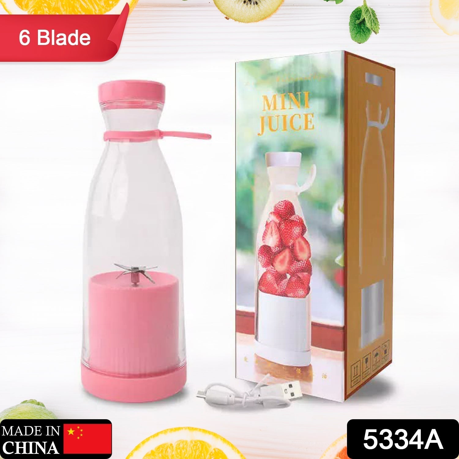 Portable Juicer Blender Bottle