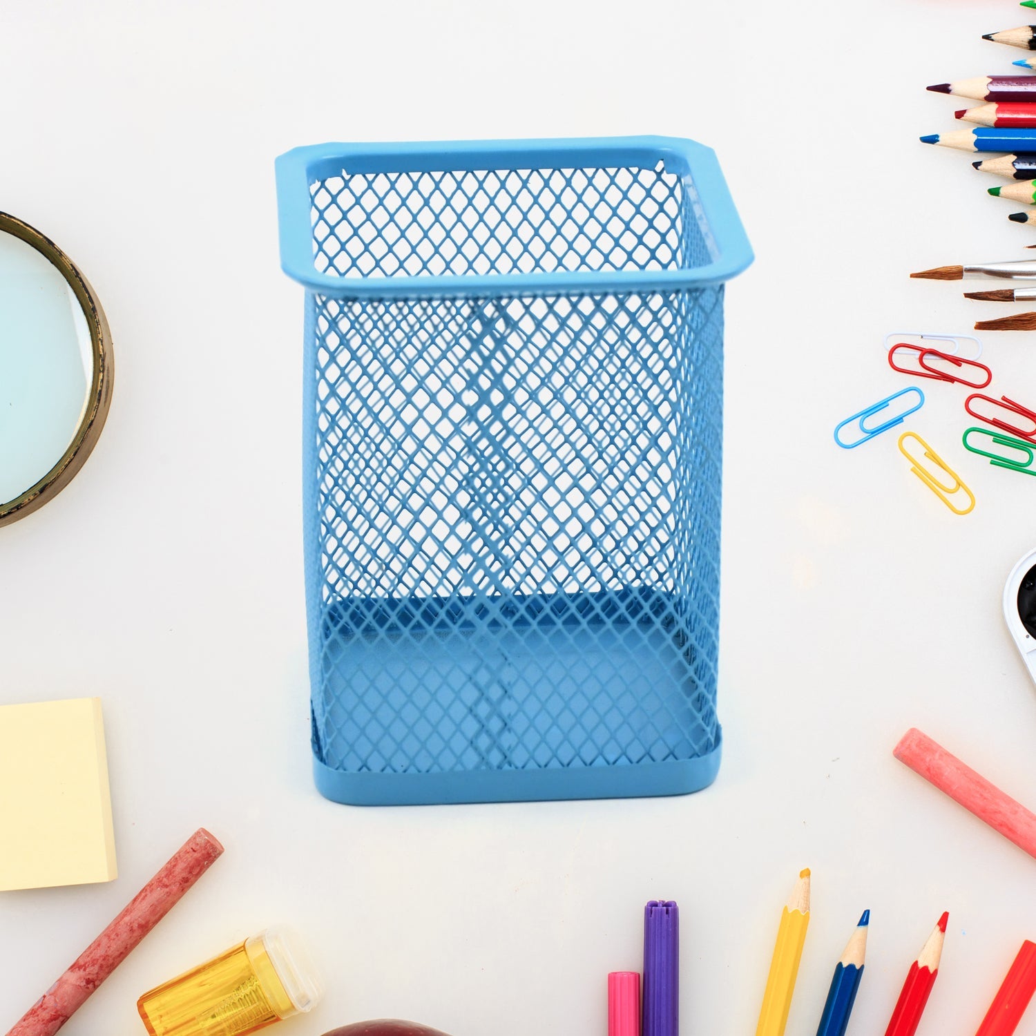 Metal Mesh Pen Holder