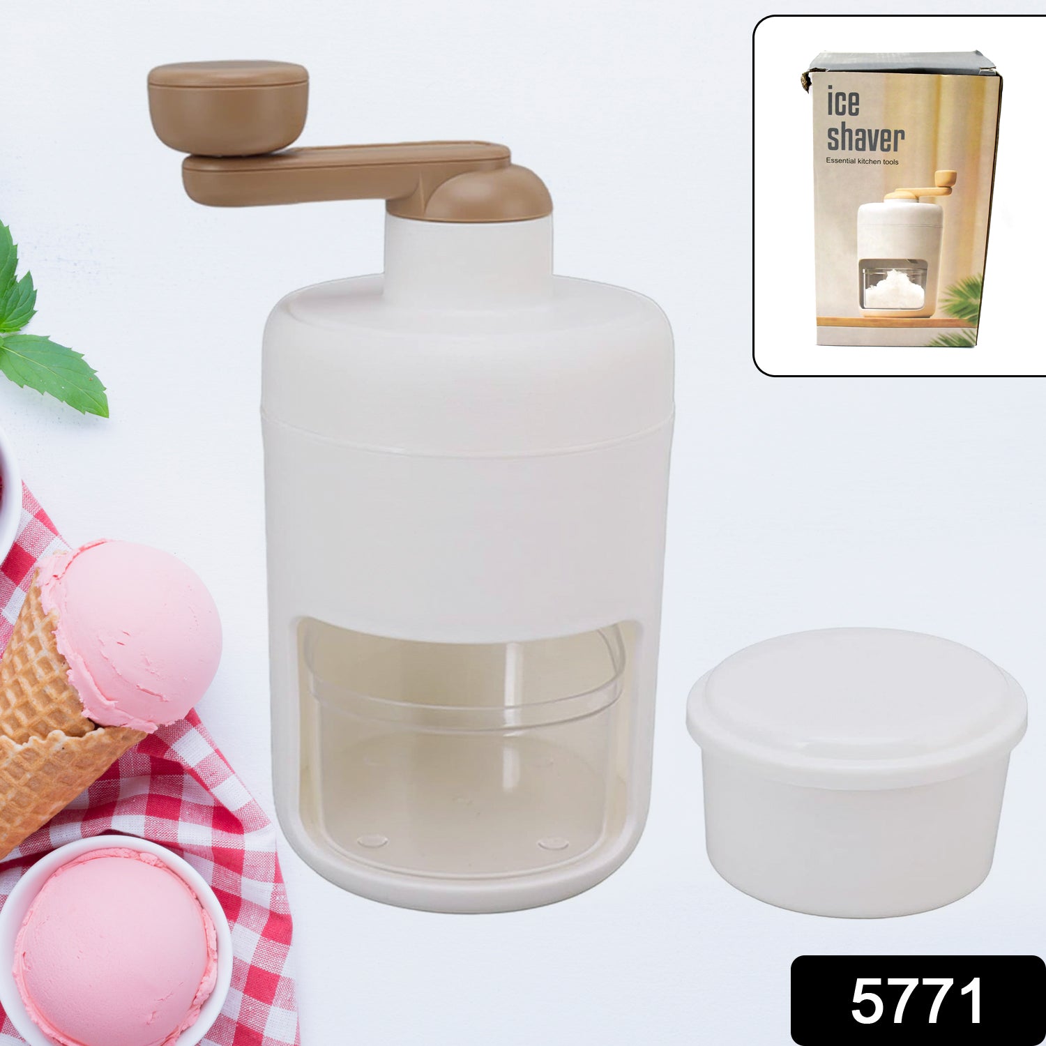 Manual Ice Crusher Shaver