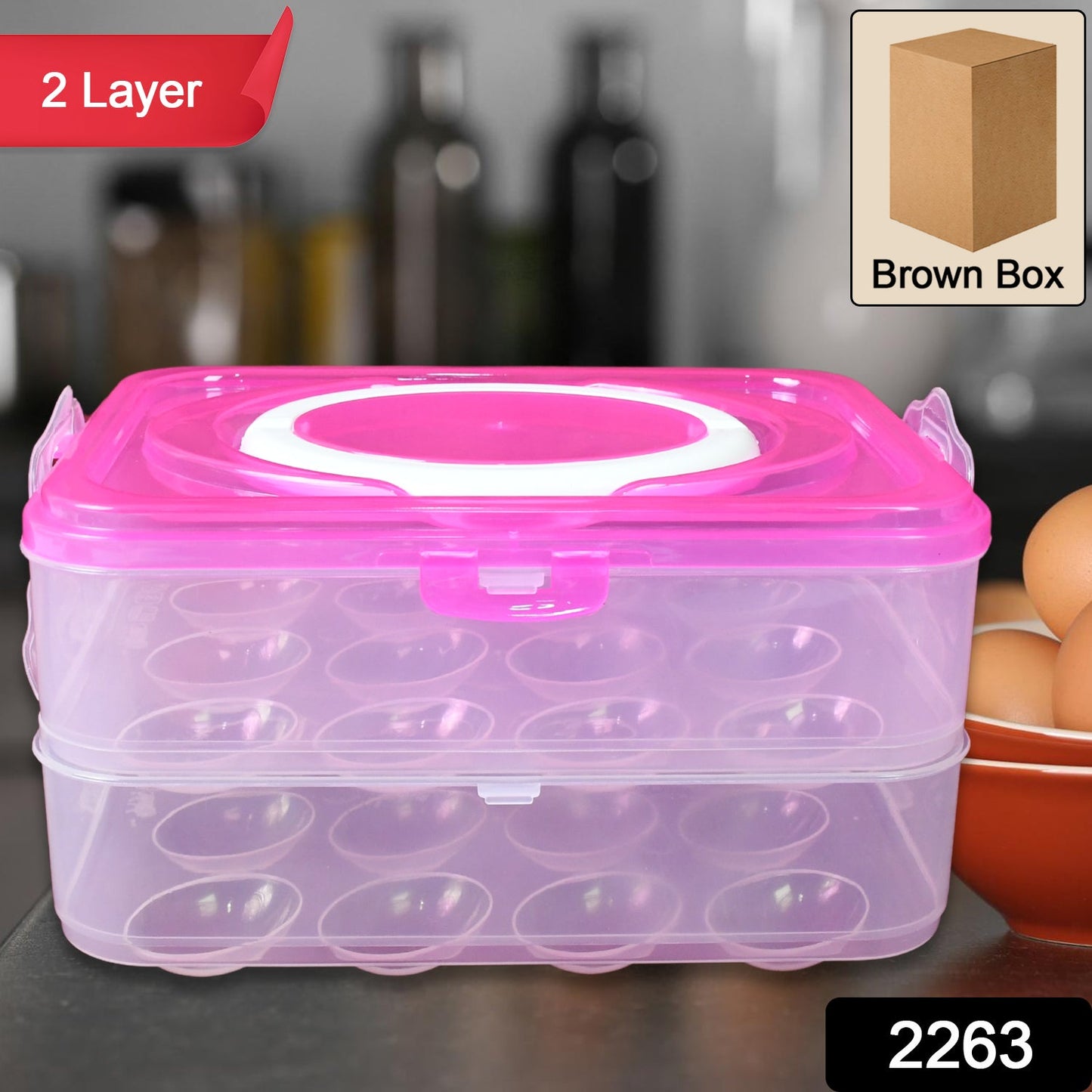 Double Layer Egg Box