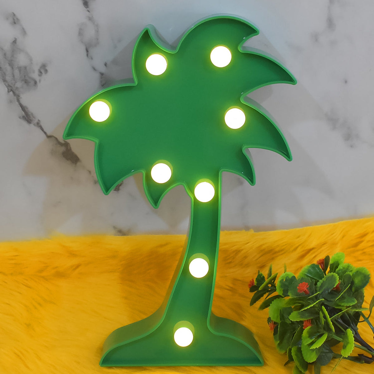 Coconut Tree Led Night Light Table Lamp