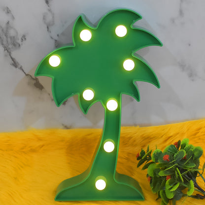 Coconut Tree Led Night Light Table Lamp