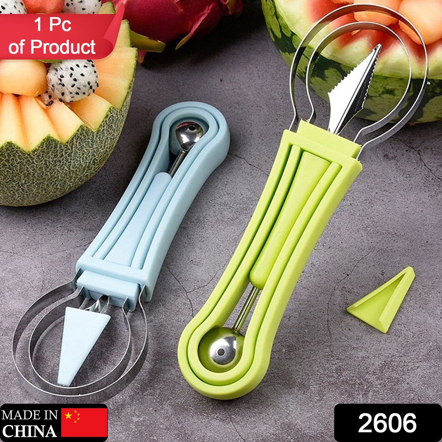 4 In 1 Stainless Steel Melon Baller Seed Remover