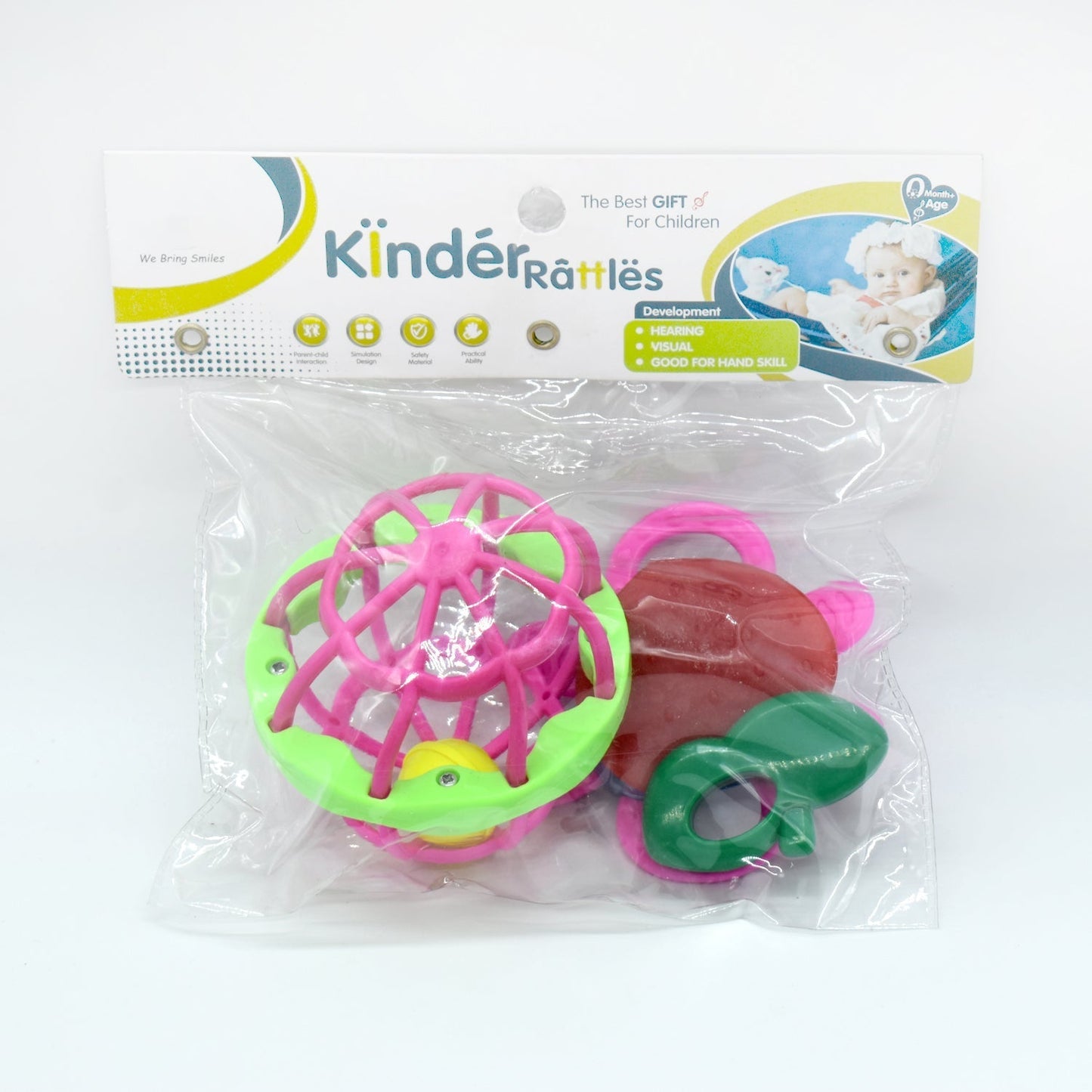 3pc Rattles Baby Toy