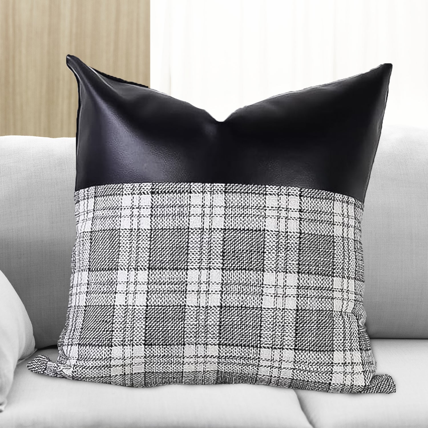 Pillow Covers Cushion Cases Soft Leather
