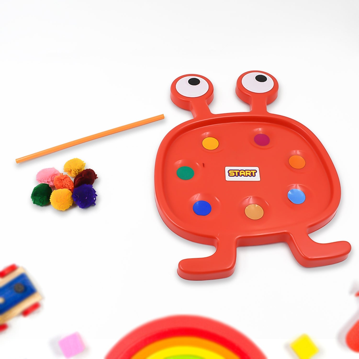 Fu Fu Monster Plastic Toy Set for Kids