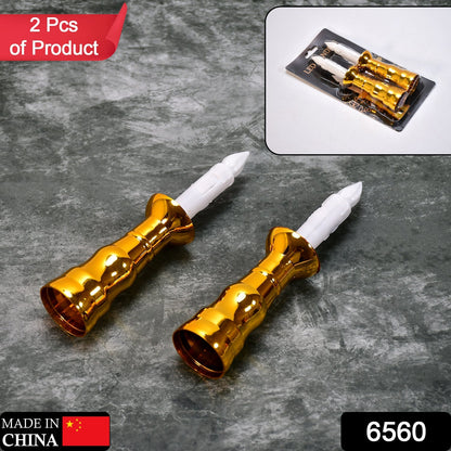 LED Flameless Candle Lights – 2pcs