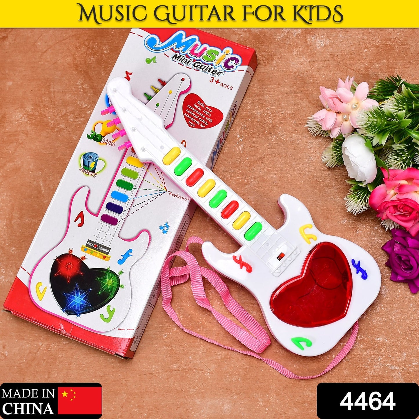Battery Operated Musical Instruments Mini Guitar