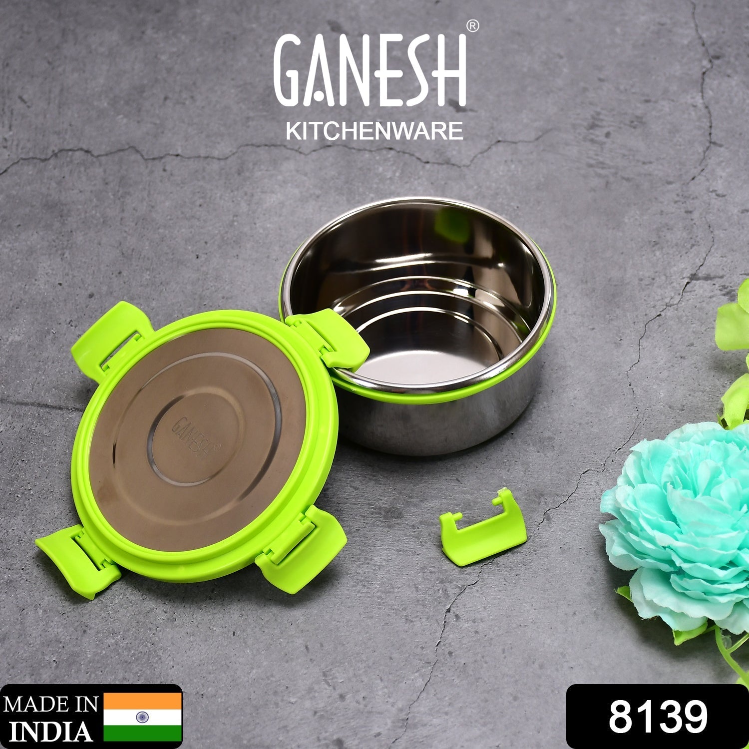 Ganesh Solo Round Lunch Box