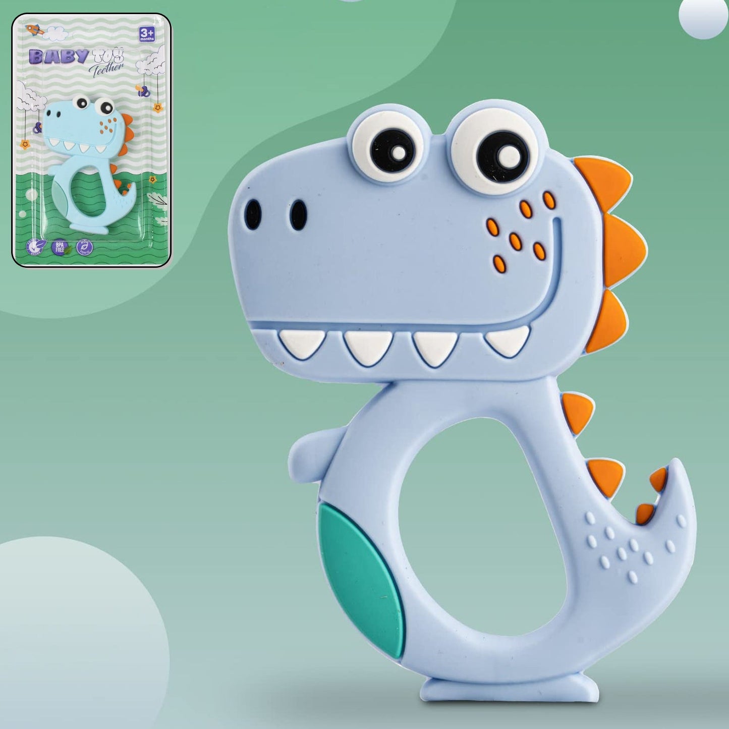 Dinosaur Baby Teether Toy