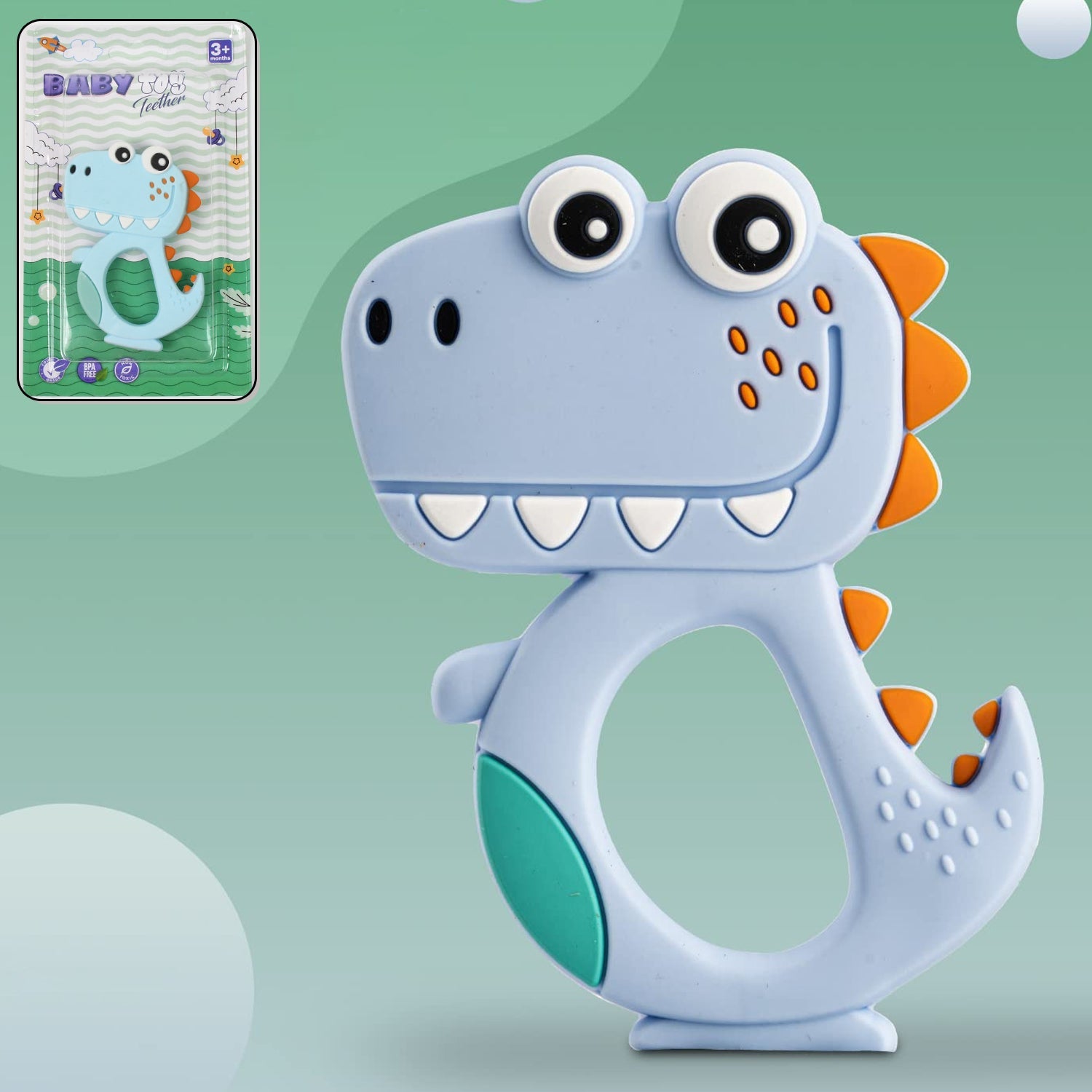 Dinosaur Baby Teether Toy