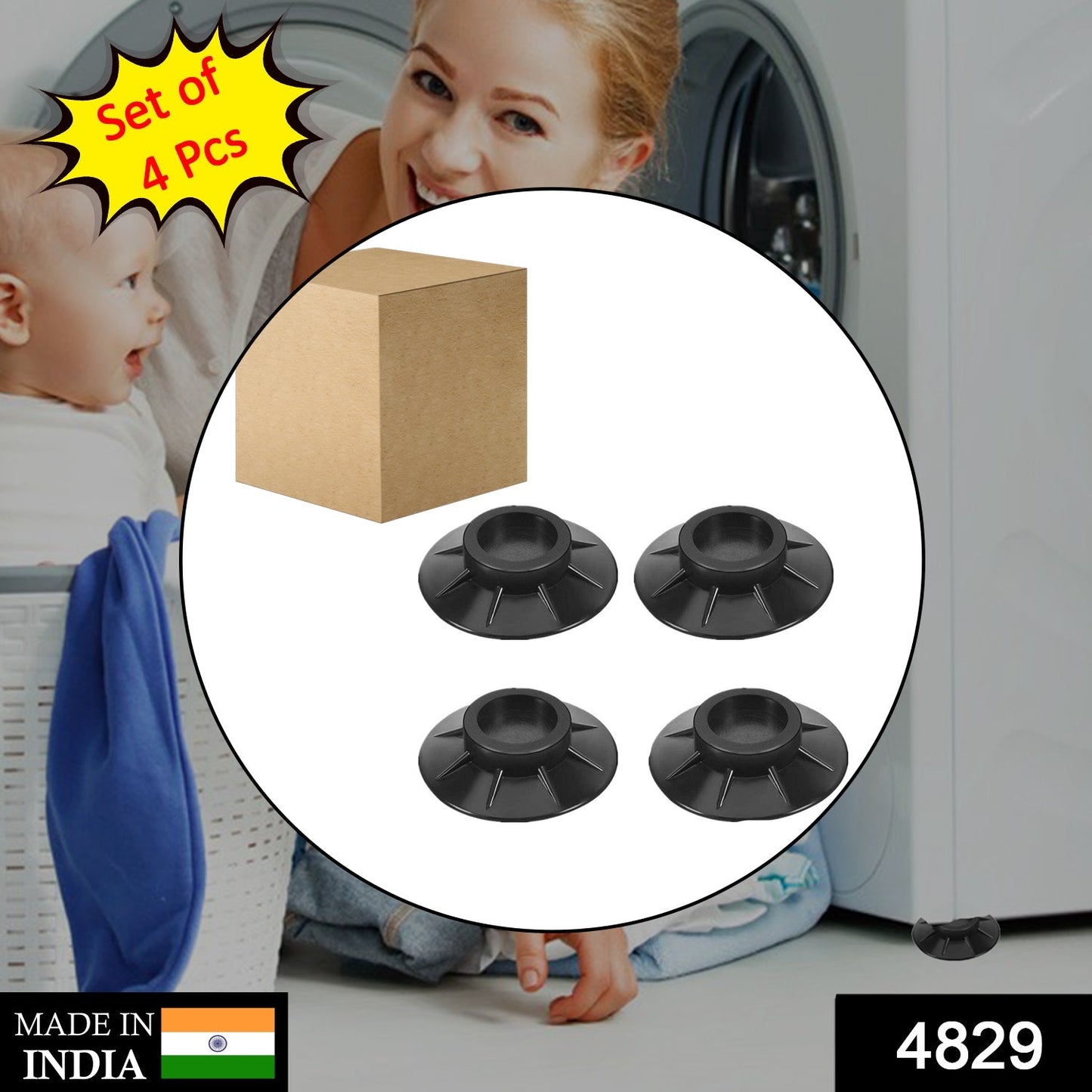 4 Pc Furniture Vibration Pad