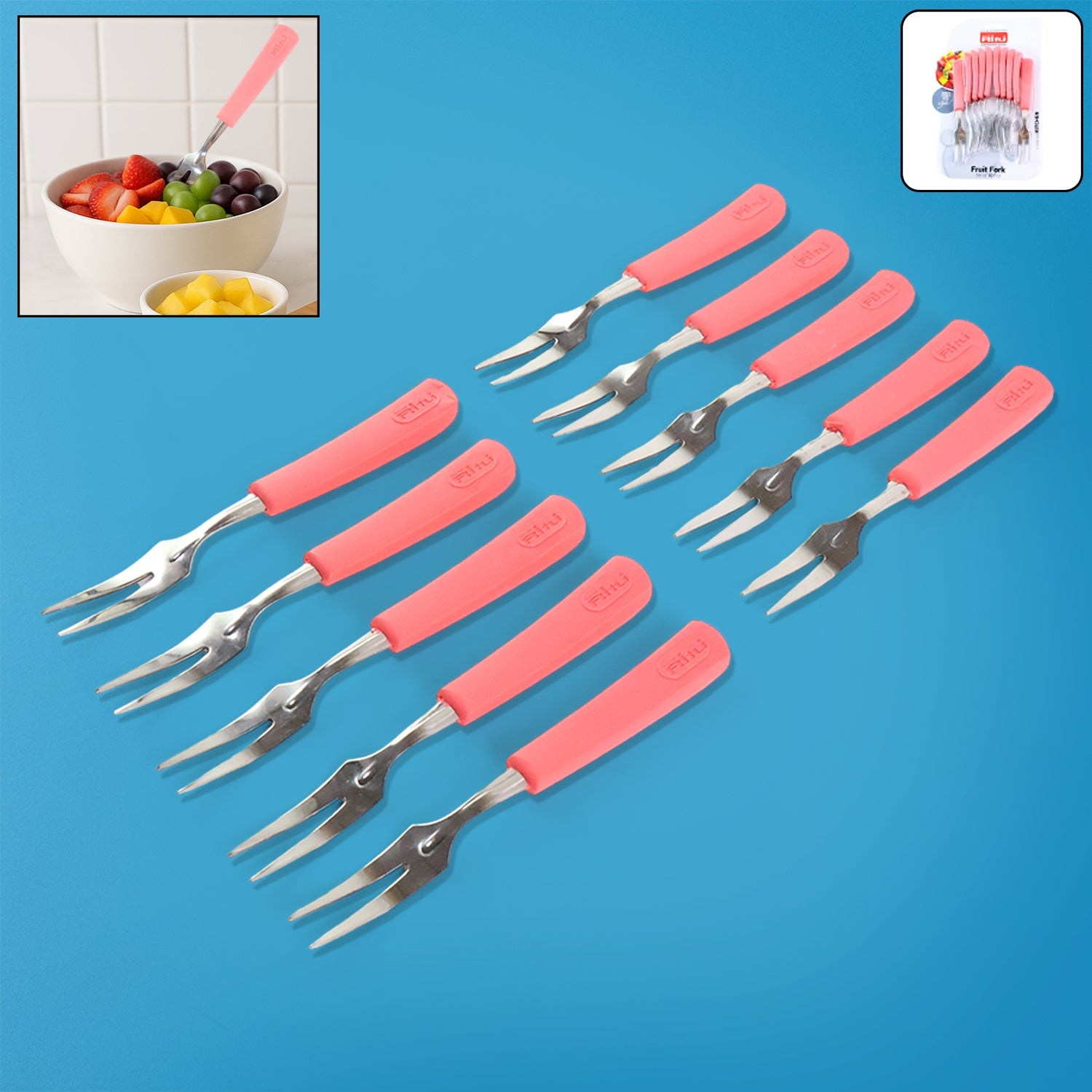 Fruit Fork Set  10 Pcs