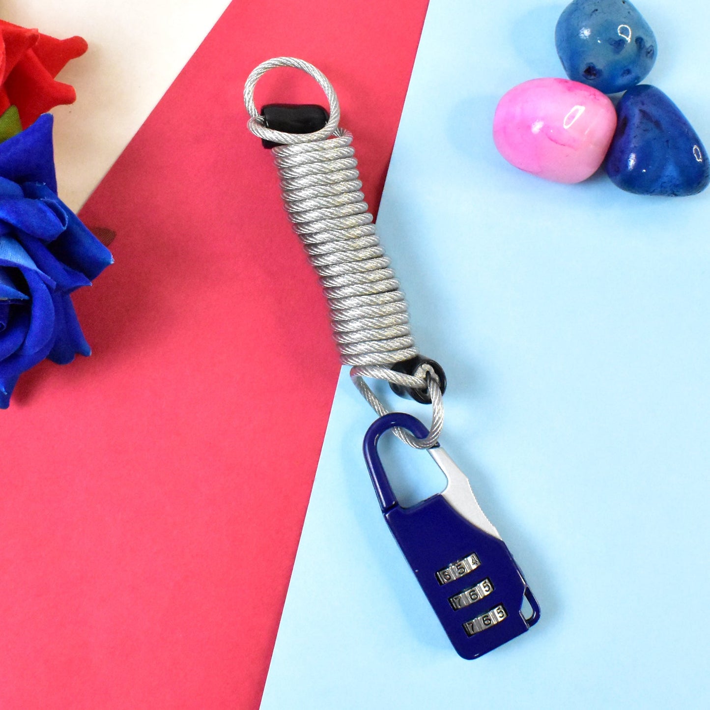 Keyless Cable Combination Lock
