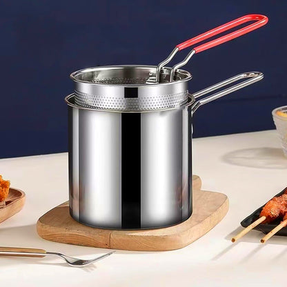 Stainless Steel Frying Pot (2 Pc)