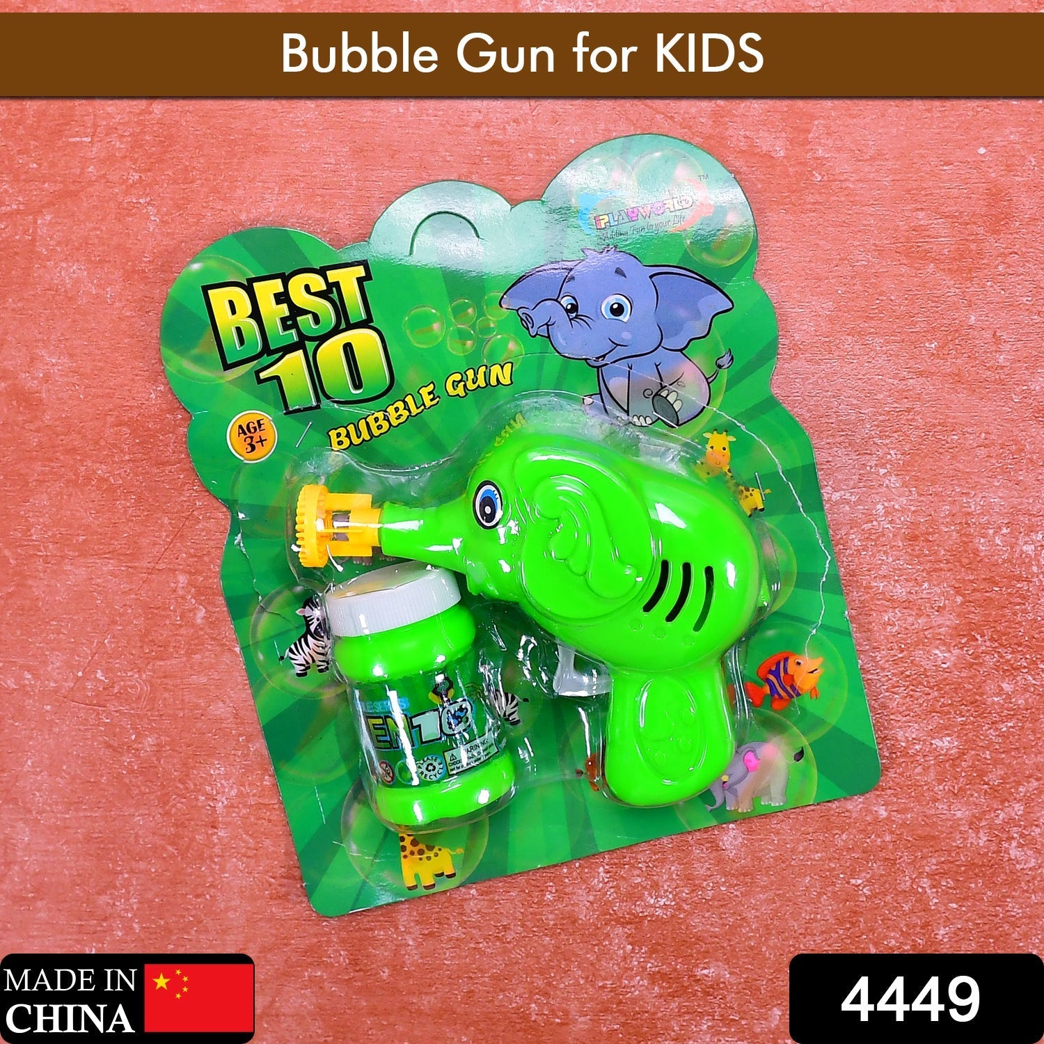 Elephant Bubble Gun Toy